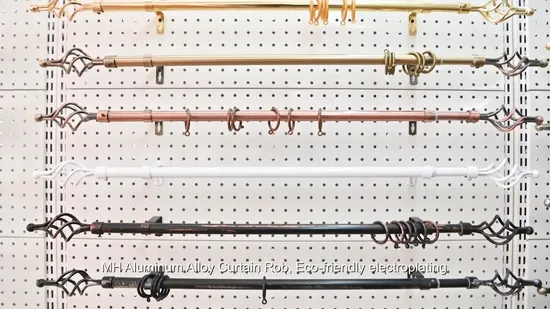 Acessório de cortina tieback com padrão de folhas de cor dourada de metal leve e luxuoso