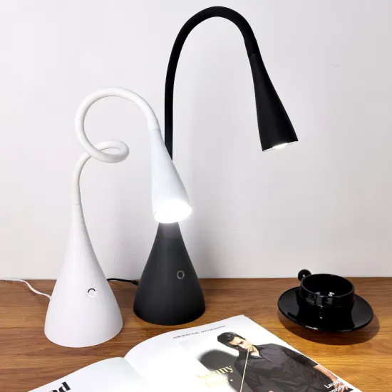 Europeu atacado minimalista arte design gooseneck dobrável negócio decorativo iluminando lâmpada de mesa led para presente criativo