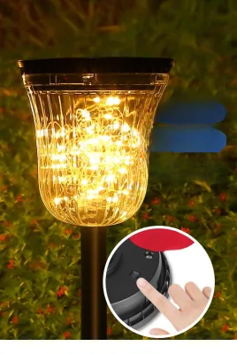 Fabricação China Painel de lâmpada de luz LED Iluminação paisagística Luzes solares para piso de jardim